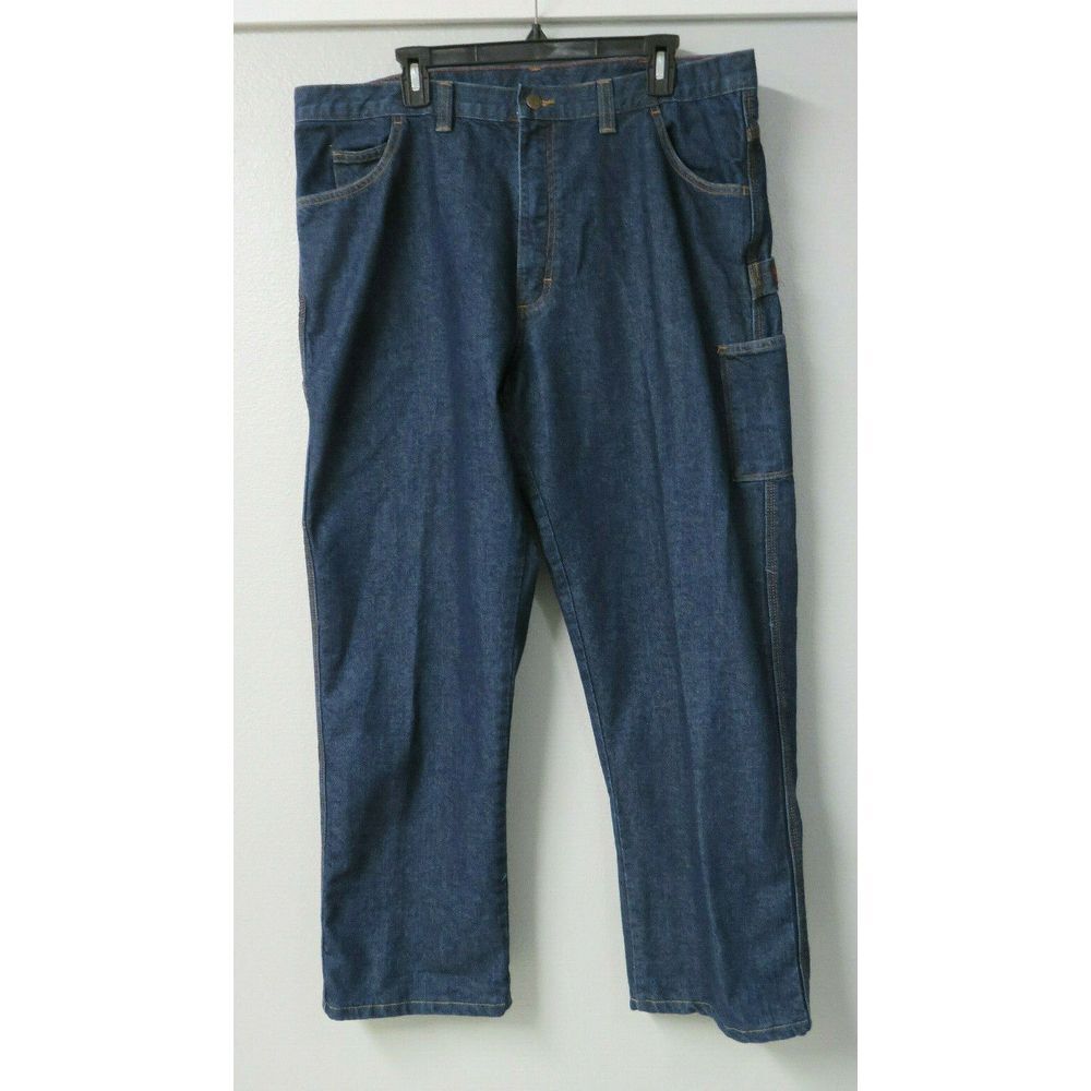 Mens Riverside‎ FR HRC-2 Blue Jeans Relaxed Fit Style 120 Size 40x30